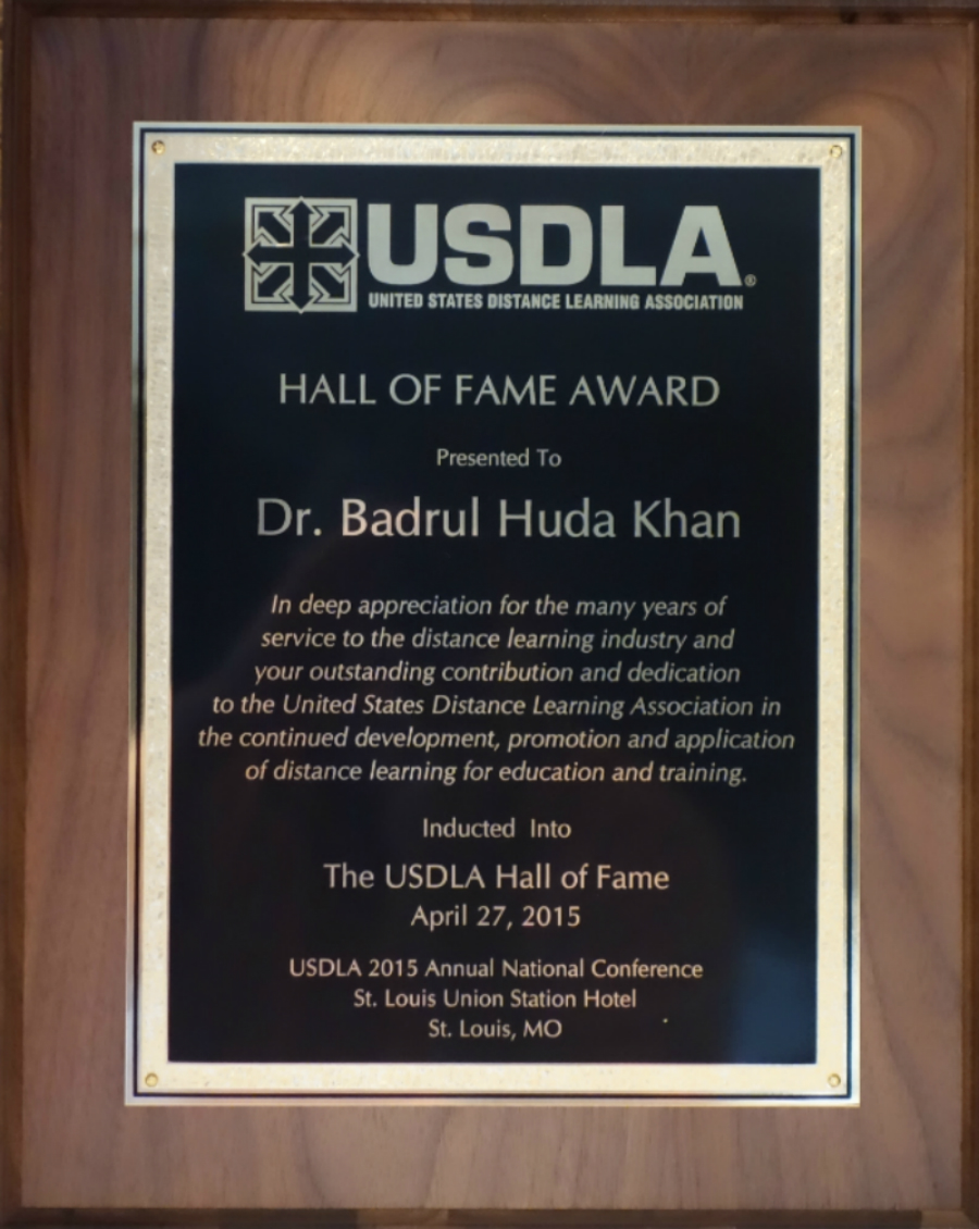 Image of USDLA Hall of Fame Award